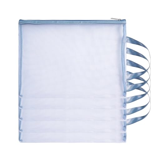 Lifup 5 Stück A4 Dokumententasche Mesh Aufbewahrungstasche für Kleine Gegenstände, Reißverschlusstasche für Bürobedarf, Dokumente, Papier, Reisen Dunkel Blau Lifup 5 Stück A4 Dokumententasche Mesh Aufbewahrungstasche für Kleine Gegenstände, Reißverschlusstasche für Bürobedarf, Dokumente, Papier, Reisen Dunkel Blau von Lifup