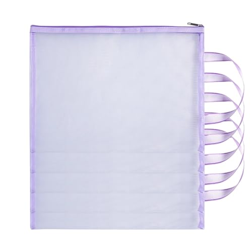 Lifup 5 Stück A4 Dokumententasche Mesh Aufbewahrungstasche für Kleine Gegenstände, Reißverschlusstasche für Bürobedarf, Dokumente, Papier, Reisen Lila Lifup 5 Stück A4 Dokumententasche Mesh Aufbewahrungstasche für Kleine Gegenstände, Reißverschlusstasche für Bürobedarf, Dokumente, Papier, Reisen Lila von Lifup