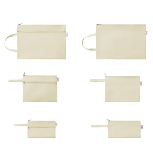 Lifup 6 Stück Dokumentenmappe A4, Dokumententasche mit Reißverschluss, Wasserdichte Dokumente Datei Ordner Organizer für Bürobedarf, Papier, Reisen Beige Lifup 6 Stück Dokumentenmappe A4, Dokumententasche mit Reißverschluss, Wasserdichte Dokumente Datei Ordner Organizer für Bürobedarf, Papier, Reisen Beige von Lifup