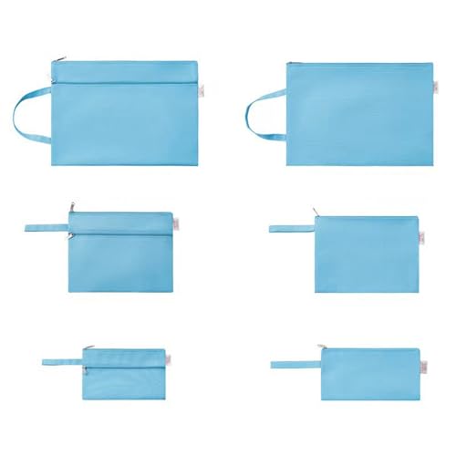 Lifup 6 Stück Dokumentenmappe A4, Dokumententasche mit Reißverschluss, Wasserdichte Dokumente Datei Ordner Organizer für Bürobedarf, Papier, Reisen Blau Lifup 6 Stück Dokumentenmappe A4, Dokumententasche mit Reißverschluss, Wasserdichte Dokumente Datei Ordner Organizer für Bürobedarf, Papier, Reisen Blau von Lifup