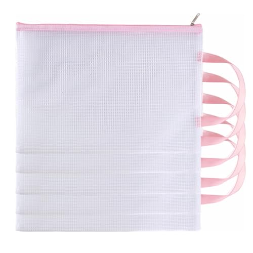 Lifup Dokumententasche A4, 5 Stücke Wasserdichte Kunststoff Reißverschlusstasche für Bürobedarf, Dokumente, Papier, Reisen Rosa Lifup Dokumententasche A4, 5 Stücke Wasserdichte Kunststoff Reißverschlusstasche für Bürobedarf, Dokumente, Papier, Reisen Rosa von Lifup