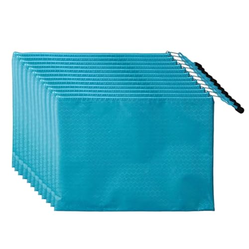 Lifup Dokumententasche mit Reißverschluss, 12 Stück A4 Dokumentenmappe, Wasserdichte Dokumente Datei Ordner Organizer für Bürobedarf, Papier, Reisen Blau Lifup Dokumententasche mit Reißverschluss, 12 Stück A4 Dokumentenmappe, Wasserdichte Dokumente Datei Ordner Organizer für Bürobedarf, Papier, Reisen Blau von Lifup