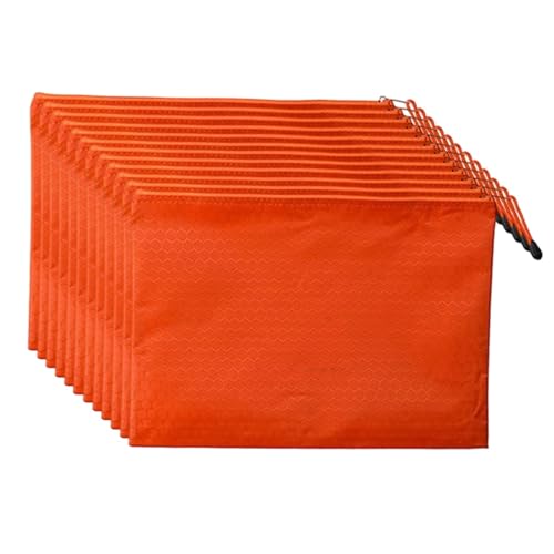 Lifup Dokumententasche mit Reißverschluss, 12 Stück A4 Dokumentenmappe, Wasserdichte Dokumente Datei Ordner Organizer für Bürobedarf, Papier, Reisen Orange Lifup Dokumententasche mit Reißverschluss, 12 Stück A4 Dokumentenmappe, Wasserdichte Dokumente Datei Ordner Organizer für Bürobedarf, Papier, Reisen Orange von Lifup