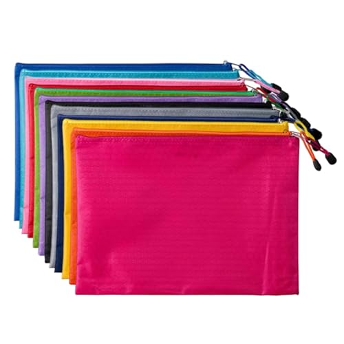 Lifup Dokumententasche mit Reißverschluss, 12 Stück A4 Dokumentenmappe, Wasserdichte Dokumente Datei Ordner Organizer für Bürobedarf, Papier, Reisen mehrfarbig Lifup Dokumententasche mit Reißverschluss, 12 Stück A4 Dokumentenmappe, Wasserdichte Dokumente Datei Ordner Organizer für Bürobedarf, Papier, Reisen mehrfarbig von Lifup