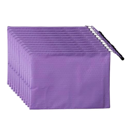 Lifup Dokumententasche mit Reißverschluss, 12 Stück A5 Dokumentenmappe, Wasserdichte Dokumente Datei Ordner Organizer für Bürobedarf, Papier, Reisen Lila Lifup Dokumententasche mit Reißverschluss, 12 Stück A5 Dokumentenmappe, Wasserdichte Dokumente Datei Ordner Organizer für Bürobedarf, Papier, Reisen Lila von Lifup