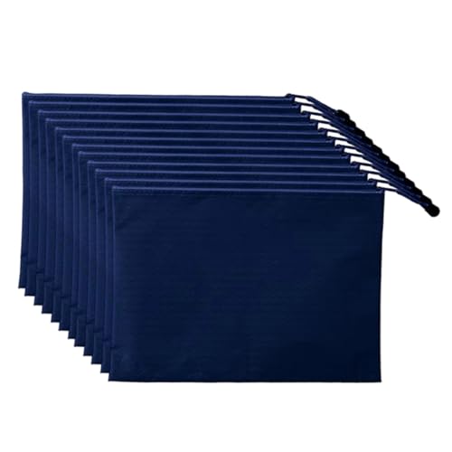 Lifup Dokumententasche mit Reißverschluss, 12 Stück A5 Dokumentenmappe, Wasserdichte Dokumente Datei Ordner Organizer für Bürobedarf, Papier, Reisen Marine Blau Lifup Dokumententasche mit Reißverschluss, 12 Stück A5 Dokumentenmappe, Wasserdichte Dokumente Datei Ordner Organizer für Bürobedarf, Papier, Reisen Marine Blau von Lifup