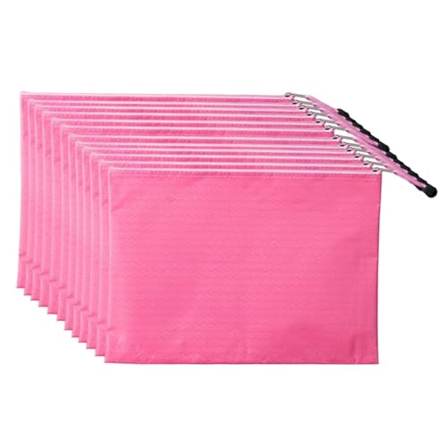 Lifup Dokumententasche mit Reißverschluss, 12 Stück A5 Dokumentenmappe, Wasserdichte Dokumente Datei Ordner Organizer für Bürobedarf, Papier, Reisen Rosa Lifup Dokumententasche mit Reißverschluss, 12 Stück A5 Dokumentenmappe, Wasserdichte Dokumente Datei Ordner Organizer für Bürobedarf, Papier, Reisen Rosa von Lifup