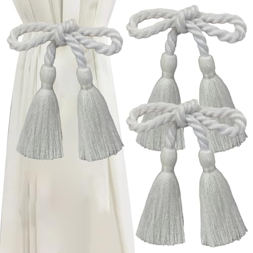 2PCS-Vorhangkrawatten, 2-Kopf-Elegante Quasten, Vorhangsteuer für Zuhause, Büro, Garten, Café 2PCS-Vorhangkrawatten, 2-Kopf-Elegante Quasten, Vorhangsteuer für Zuhause, Büro, Garten, Café von Ligeinsrk