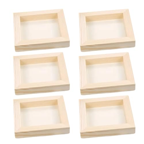 6pcs Holzpaneele zum Malerei, 4x4 Leinwand, unvollendeter Leinwandrahmen, Holzbildrahmen für Handwerk, DIY -Kunstprojekte, Gießen, Holzpaneelen für Malerei, Panel 6pcs Holzpaneele zum Malerei, 4x4 Leinwand, unvollendeter Leinwandrahmen, Holzbildrahmen für Handwerk, DIY -Kunstprojekte, Gießen, Holzpaneelen für Malerei, Panel von Ligeinsrk