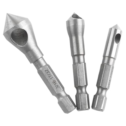 Zählerspüle Bit für Metal 3PCS 1, 97 Zoll, 2, 36 Zoll & 1, 77 Countersink Bit Hex Shank Schaler -Holz -Countersink Debring -Bohrer für Holzmetall Zählerspüle Bit für Metal 3PCS 1, 97 Zoll, 2, 36 Zoll & 1, 77 Countersink Bit Hex Shank Schaler -Holz -Countersink Debring -Bohrer für Holzmetall von Ligeinsrk