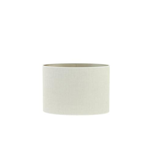 Light & Living Lampenschirm oval Saverna - Eiweiß - 45x21x32cm - Oval - Textilien von Light & Living