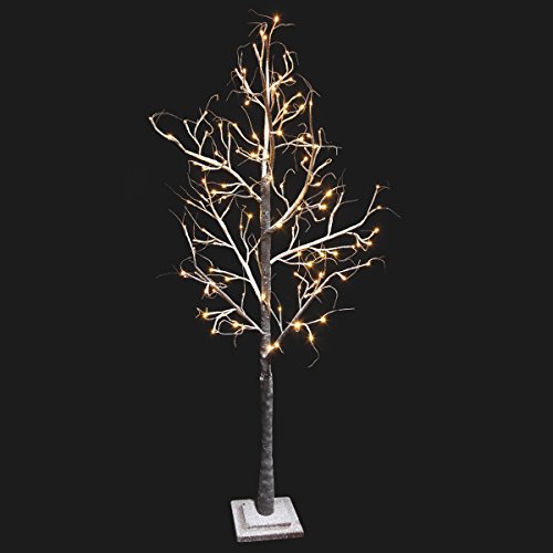 Winter LED-Baum 1,80 m geeignet für Außen-Licht weiß 96 LEDs. Benötigt Nur 4,8 Watt von LightED