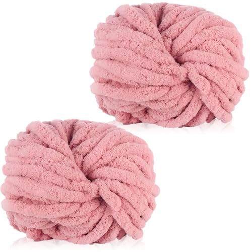 Chenille Wolle zum Häkeln,Chunky Yarn 250g×2,Wolle zum Stricken,Häkelgarn für Taschen,Dicke Textilgarn,Chunky Garn für Katzenbett,Puppen,Decken,Kissen,Taschen und Teppiche Chenille Wolle zum Häkeln,Chunky Yarn 250g×2,Wolle zum Stricken,Häkelgarn für Taschen,Dicke Textilgarn,Chunky Garn für Katzenbett,Puppen,Decken,Kissen,Taschen und Teppiche von Lighterday