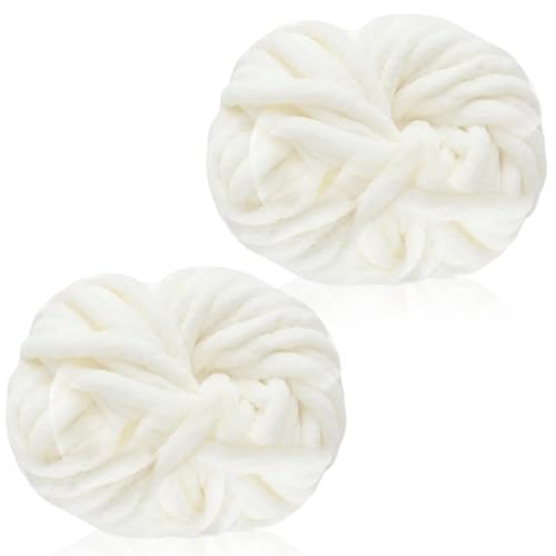 Chenille Wolle zum Häkeln,Chunky Yarn 250g×2,Wolle zum Stricken,Häkelgarn für Taschen,Dicke Textilgarn,Chunky Garn für Katzenbett,Puppen,Decken,Kissen,Taschen und Teppiche Chenille Wolle zum Häkeln,Chunky Yarn 250g×2,Wolle zum Stricken,Häkelgarn für Taschen,Dicke Textilgarn,Chunky Garn für Katzenbett,Puppen,Decken,Kissen,Taschen und Teppiche von Lighterday
