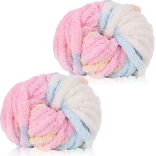 Chenille Wolle zum Häkeln,Chunky Yarn 250g×2,Wolle zum Stricken,Häkelgarn für Taschen,Dicke Textilgarn,Chunky Garn für Katzenbett,Puppen,Decken,Kissen,Taschen und Teppiche Chenille Wolle zum Häkeln,Chunky Yarn 250g×2,Wolle zum Stricken,Häkelgarn für Taschen,Dicke Textilgarn,Chunky Garn für Katzenbett,Puppen,Decken,Kissen,Taschen und Teppiche von Lighterday