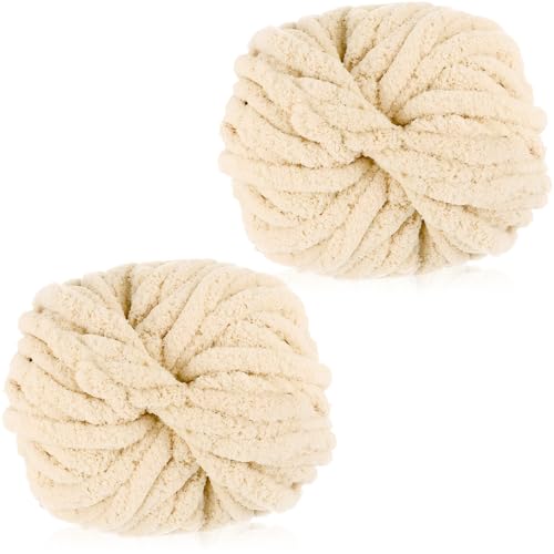 Chenille Wolle zum Häkeln,Chunky Yarn 250g×2,Wolle zum Stricken,Häkelgarn für Taschen,Dicke Textilgarn,Chunky Garn für Katzenbett,Puppen,Decken,Kissen,Taschen und Teppiche Chenille Wolle zum Häkeln,Chunky Yarn 250g×2,Wolle zum Stricken,Häkelgarn für Taschen,Dicke Textilgarn,Chunky Garn für Katzenbett,Puppen,Decken,Kissen,Taschen und Teppiche von Lighterday