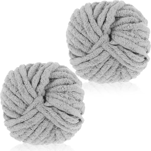 Chenille Wolle zum Häkeln,Chunky Yarn 250g×2,Wolle zum Stricken,Häkelgarn für Taschen,Dicke Textilgarn,Chunky Garn für Katzenbett,Puppen,Decken,Kissen,Taschen und Teppiche Chenille Wolle zum Häkeln,Chunky Yarn 250g×2,Wolle zum Stricken,Häkelgarn für Taschen,Dicke Textilgarn,Chunky Garn für Katzenbett,Puppen,Decken,Kissen,Taschen und Teppiche von Lighterday