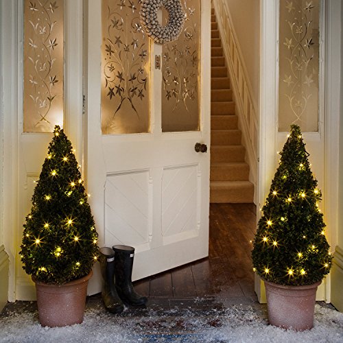 2x 50er LED Lichterkette warmweiß Zeitschaltuhr grünes Kabel Batteriebetrieb Lights4fun 2x 50er LED Lichterkette warmweiß Zeitschaltuhr grünes Kabel Batteriebetrieb Lights4fun von Lights4fun