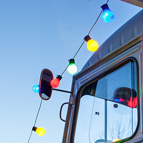 Lights4fun Bunte 30er LED Party Lichterkette für Innen und Außen Kugeln Glühbirnen Garten Dekoration Party Girlande Camping Balkon Deko Kugeln Wetterfeste Beleuchtung mit Stecker Lights4fun Bunte 30er LED Party Lichterkette für Innen und Außen Kugeln Glühbirnen Garten Dekoration Party Girlande Camping Balkon Deko Kugeln Wetterfeste Beleuchtung mit Stecker von Lights4fun