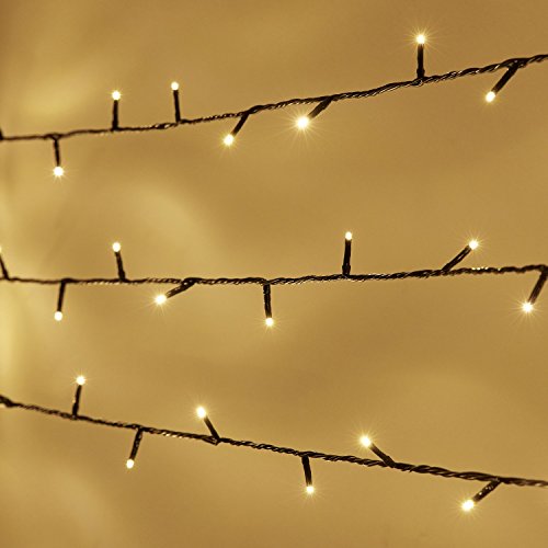 Lights4fun 100er LED warmweiße Lichterkette Essential Serie strombetrieben koppelbar Innen & Außen Lights4fun 100er LED warmweiße Lichterkette Essential Serie strombetrieben koppelbar Innen & Außen von Lights4fun