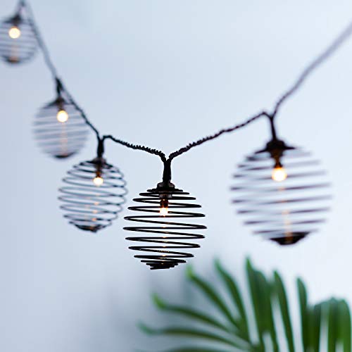 Lights4fun 10er LED Solar Lichterkette Kugel Solar Spirale Außen Solar Gartenleuchten für Außen Solarlampen für Außen Garten Lights4fun 10er LED Solar Lichterkette Kugel Solar Spirale Außen Solar Gartenleuchten für Außen Solarlampen für Außen Garten von Lights4fun