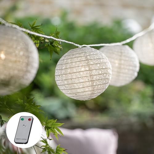 Lights4fun 10er Lampion LED Lichterkette Wasserdicht Koppelbar Marokkanisch warmweiß Innen Außen Sommer Deko Balkon Lampion Lichterkette Mit Netzstecker Vintage Lampion Lights4fun 10er Lampion LED Lichterkette Wasserdicht Koppelbar Marokkanisch warmweiß Innen Außen Sommer Deko Balkon Lampion Lichterkette Mit Netzstecker Vintage Lampion von Lights4fun