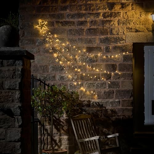 Lights4fun 125er LED Sternschnuppe Stern Lichterkette für Außen mit Timer batteriebetrieben Weihnachtsbeleuchtung außen Stern Outdoor Weihnachten Stern Deko Lights4fun 125er LED Sternschnuppe Stern Lichterkette für Außen mit Timer batteriebetrieben Weihnachtsbeleuchtung außen Stern Outdoor Weihnachten Stern Deko von Lights4fun