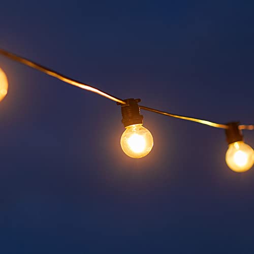 Lights4fun 20er LED Party Lichterkette Warmweiß Glas Glühbirnen Lichterkette Außenbereich Gartendeko strombetrieben Lichterkette Kugeln Lights4fun 20er LED Party Lichterkette Warmweiß Glas Glühbirnen Lichterkette Außenbereich Gartendeko strombetrieben Lichterkette Kugeln von Lights4fun