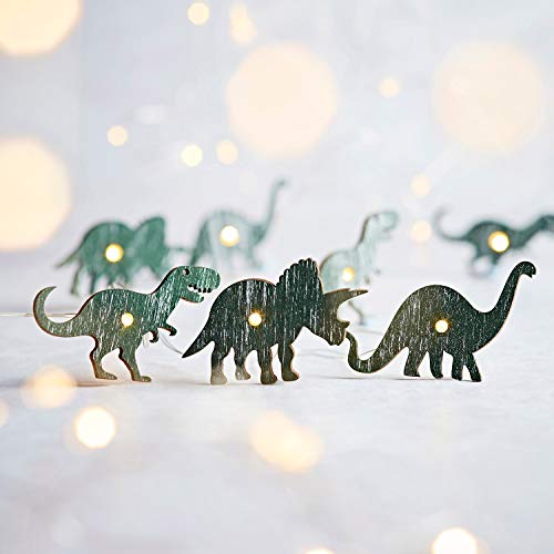 Lights4fun 20er Micro LED Dinosaurier Kinderzimmer Lichterkette mit Timer Funktion batteriebetrieben Lights4fun 20er Micro LED Dinosaurier Kinderzimmer Lichterkette mit Timer Funktion batteriebetrieben von Lights4fun