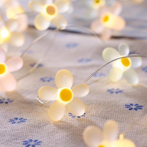 Lights4fun 20er Micro LED Lichterkette Blumen Pastell warmweiß Timer Batterie Innen- und Außenbeleuchtung Deko Lights4fun 20er Micro LED Lichterkette Blumen Pastell warmweiß Timer Batterie Innen- und Außenbeleuchtung Deko von Lights4fun