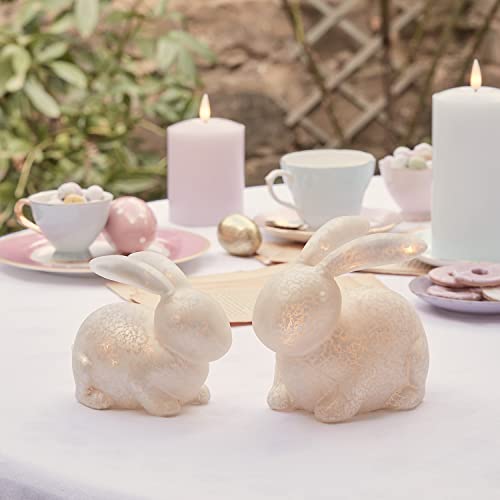 Lights4fun 2er Set LED Hasen weiß 15cm Osterdeko Modern Timer Ostern Deko Osterhase pastell Oster Deko Innen Lights4fun 2er Set LED Hasen weiß 15cm Osterdeko Modern Timer Ostern Deko Osterhase pastell Oster Deko Innen von Lights4fun
