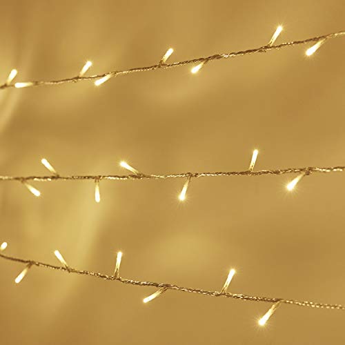Lights4fun 300er LED Lichterkette warmweiß Essential Serie strombetrieben koppelbar Lights4fun 300er LED Lichterkette warmweiß Essential Serie strombetrieben koppelbar von Lights4fun