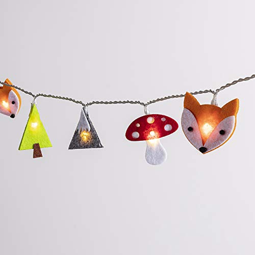 Lights4fun 30er LED Lichterkette mit Filz Motiven Kinderzimmer Timer Strombetrieb Woodland Lights4fun 30er LED Lichterkette mit Filz Motiven Kinderzimmer Timer Strombetrieb Woodland von Lights4fun