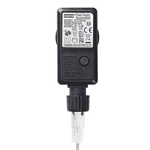 Lights4fun 31v IP44 GS Stecker mit Timer Funktion 5m Zuleitung Ausschließlich kompatibel mit Essential Serie von Lights4fun