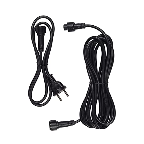 Lights4fun 5m Verlängerungskabel und Stecker für Ultimate Connect Party Lichterkette Koppelbar Schwarz Lights4fun 5m Verlängerungskabel und Stecker für Ultimate Connect Party Lichterkette Koppelbar Schwarz von Lights4fun