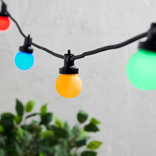 Lights4fun Pro Connect 10er LED Party Lichterkette bunt 5m inkl. Netzstecker Lichterkette Kugeln Lichterkette Glühbirnen Lights4fun Pro Connect 10er LED Party Lichterkette bunt 5m inkl. Netzstecker Lichterkette Kugeln Lichterkette Glühbirnen von Lights4fun