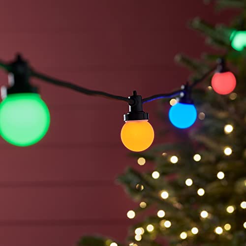 Lights4fun Pro Connect 30er LED Party Lichterkette bunt 15m inkl. Netzstecker Lichterkette Kugeln Lichterkette Glühbirnen Lights4fun Pro Connect 30er LED Party Lichterkette bunt 15m inkl. Netzstecker Lichterkette Kugeln Lichterkette Glühbirnen von Lights4fun