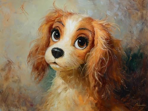 5D DIY Tiere Coca-Hunde Diamond Painting Quadratische Steine, Diamant Malerei Bilder Erwachsene, Kinder, Anfänger, Mosaik Bastelset, Cross Stickerei Set, für Wanddekoration, Haus Dekor 40x50cm C-187 von Liguolnn