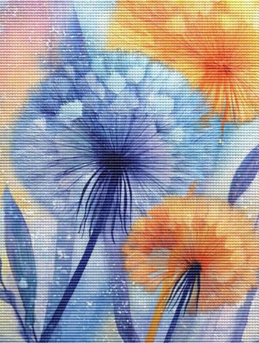 5D Diamond Painting Set für Erwachsene & Kinder, Farbige Paprika DIY Diamant Malerei Bilder, Stickerei Mosaikherstellung, Heimdekoration Kreatives Geschenk Anfänger & Profis Zubehör 70x90cm C-65 von Liguolnn