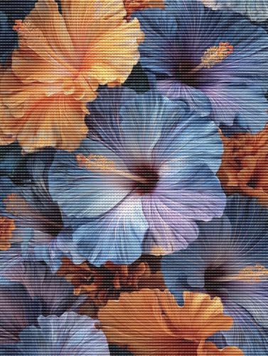 5D Diamond Painting Set für Erwachsene & Kinder, Fleur Blumen DIY Diamant Malerei Bilder, Stickerei Mosaikherstellung, Heimdekoration Kreatives Geschenk Anfänger & Profis Zubehör 20x30cm C-237 5D Diamond Painting Set für Erwachsene & Kinder, Fleur Blumen DIY Diamant Malerei Bilder, Stickerei Mosaikherstellung, Heimdekoration Kreatives Geschenk Anfänger & Profis Zubehör 20x30cm C-237 von Liguolnn