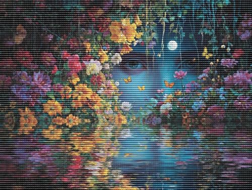 Diamond Painting Adulte Abstraktes Zen 5D Diamant Painting Erwachsene & Anfänger, DIY Full Drill Diamant Broderie kit, Home Decor Wandkunst Wohnzimmer Schlafzimmer Büro, Geschenke, 20x30cm D-98 von Liguolnn