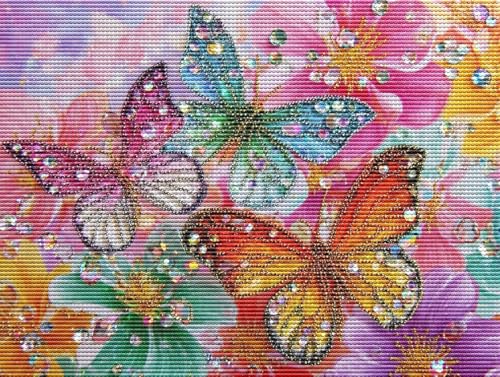 Diamond Painting Adulte Schöne Schmetterlinge 5D Diamant Painting Erwachsene & Anfänger, DIY Full Drill Diamant Broderie Kit, Home Decor Wandkunst Wohnzimmer Schlafzimmer Büro, Geschenke, 40x50cm D660 Diamond Painting Adulte Schöne Schmetterlinge 5D Diamant Painting Erwachsene & Anfänger, DIY Full Drill Diamant Broderie Kit, Home Decor Wandkunst Wohnzimmer Schlafzimmer Büro, Geschenke, 40x50cm D660 von Liguolnn