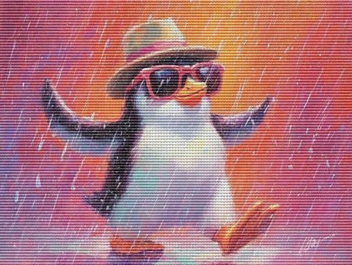Diamond Painting Adulte Süße Pinguine 5D Diamant Painting Erwachsene & Anfänger, DIY Full Drill Diamant Broderie Kit, Home Decor Wandkunst Wohnzimmer Schlafzimmer Büro, Geschenke, 30x40cm D-511 Diamond Painting Adulte Süße Pinguine 5D Diamant Painting Erwachsene & Anfänger, DIY Full Drill Diamant Broderie Kit, Home Decor Wandkunst Wohnzimmer Schlafzimmer Büro, Geschenke, 30x40cm D-511 von Liguolnn
