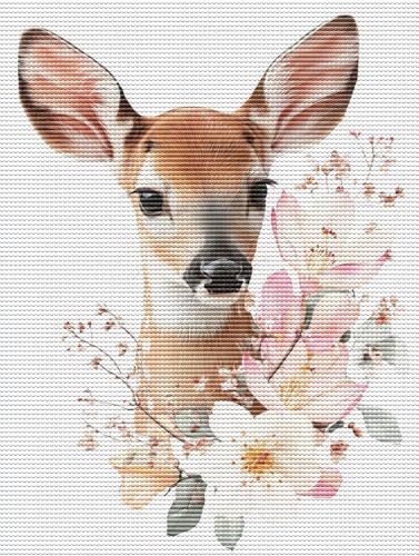 Diamond Painting Adulte Tier Hirsch 5D Diamant Painting Erwachsene & Anfänger, DIY Full Drill Diamant Broderie kit, Home Decor Wandkunst Wohnzimmer Schlafzimmer Büro, Geschenke, 30x40cm D-179 Diamond Painting Adulte Tier Hirsch 5D Diamant Painting Erwachsene & Anfänger, DIY Full Drill Diamant Broderie kit, Home Decor Wandkunst Wohnzimmer Schlafzimmer Büro, Geschenke, 30x40cm D-179 von Liguolnn