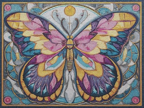 Diamond Painting Adulte Tiere Schmetterlinge 5D Diamant Painting Erwachsene & Anfänger, DIY Full Drill Diamant Broderie kit, Home Decor Wandkunst Wohnzimmer Schlafzimmer Büro, Geschenke, 80x110cm D165 Diamond Painting Adulte Tiere Schmetterlinge 5D Diamant Painting Erwachsene & Anfänger, DIY Full Drill Diamant Broderie kit, Home Decor Wandkunst Wohnzimmer Schlafzimmer Büro, Geschenke, 80x110cm D165 von Liguolnn