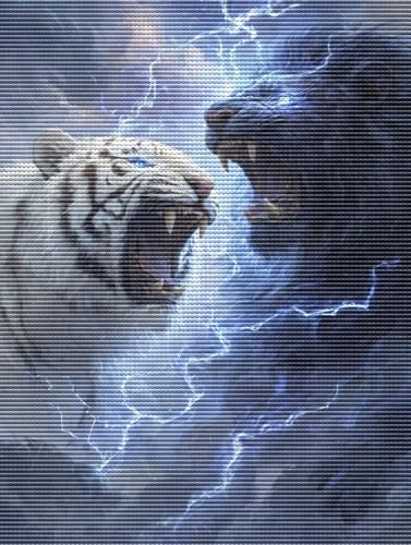Diamond Painting Adulte Tiere Tiger 5D Diamant Painting Erwachsene & Anfänger, DIY Full Drill Diamant Broderie kit, Home Decor Wandkunst Wohnzimmer Schlafzimmer Büro, Geschenke, 40x50cm D-167 Diamond Painting Adulte Tiere Tiger 5D Diamant Painting Erwachsene & Anfänger, DIY Full Drill Diamant Broderie kit, Home Decor Wandkunst Wohnzimmer Schlafzimmer Büro, Geschenke, 40x50cm D-167 von Liguolnn