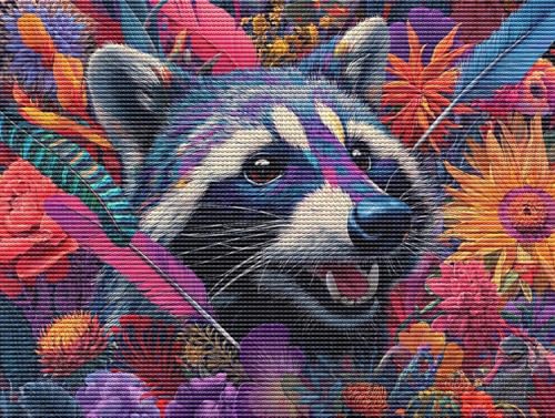 Diamond Painting Adulte Tiere Waschbären 5D Diamant Painting Erwachsene & Anfänger, DIY Full Drill Diamant Broderie kit, Home Decor Wandkunst Wohnzimmer Schlafzimmer Büro, Geschenke, 80x110cm D-169 Diamond Painting Adulte Tiere Waschbären 5D Diamant Painting Erwachsene & Anfänger, DIY Full Drill Diamant Broderie kit, Home Decor Wandkunst Wohnzimmer Schlafzimmer Büro, Geschenke, 80x110cm D-169 von Liguolnn