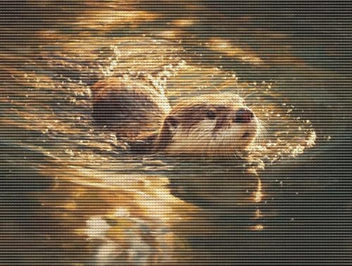 Diamond Painting Adulte Tiere Wasser 5D Diamant Painting Erwachsene & Anfänger, DIY Full Drill Diamant Broderie kit, Home Decor Wandkunst Wohnzimmer Schlafzimmer Büro, Geschenke, 50x70cm D-189 Diamond Painting Adulte Tiere Wasser 5D Diamant Painting Erwachsene & Anfänger, DIY Full Drill Diamant Broderie kit, Home Decor Wandkunst Wohnzimmer Schlafzimmer Büro, Geschenke, 50x70cm D-189 von Liguolnn