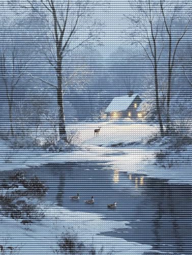 Diamond Painting Adulte Winter Hirsch 5D Diamant Painting Erwachsene & Anfänger, DIY Full Drill Diamant Broderie kit, Home Decor Wandkunst Wohnzimmer Schlafzimmer Büro, Geschenke, 40x50cm D-157 Diamond Painting Adulte Winter Hirsch 5D Diamant Painting Erwachsene & Anfänger, DIY Full Drill Diamant Broderie kit, Home Decor Wandkunst Wohnzimmer Schlafzimmer Büro, Geschenke, 40x50cm D-157 von Liguolnn