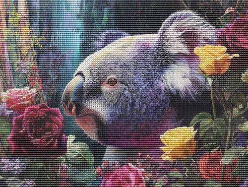Liguolnn 5D Diamond Painting Set für Erwachsene & Kinder, Tier Koala DIY Diamant Malerei Bilder, Stickerei Mosaikherstellung, Heimdekoration Kreatives Geschenk Anfänger & Profis Zubehör 50x70cm C-173 Liguolnn 5D Diamond Painting Set für Erwachsene & Kinder, Tier Koala DIY Diamant Malerei Bilder, Stickerei Mosaikherstellung, Heimdekoration Kreatives Geschenk Anfänger & Profis Zubehör 50x70cm C-173 von Liguolnn